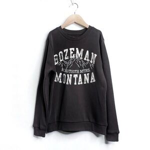 Grayson Threads The Label Kids Montana Graphic Sweatshirt Size M NEW